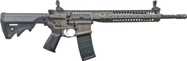 LWRC IC-SPR BILLET 5.56 NATO - 16" 30RD GREY W/ BLACK STOCK - Image 2