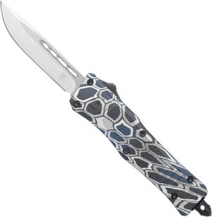COBRATEC MEDIUM CTK1 OTF BLUE - COBRA SKIN CRKTE 3" DROP POINT