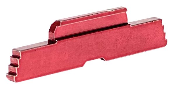 Cross Armory CRG5SLRD Slide Lock  Extended Compatible w/Glock Gen1-5/P80 Red Steel