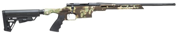 Howa HMXL350KAC M1500 Mini Excel Lite 350 Legend 3+1 16.25" Blued Heavy Threaded Barrel, Blued Drilled & Tapped M-LOK Handguard, Kratos Camo Synthetic Adj Luth-AR Stock, Black Polymer Grip, Right Hand
