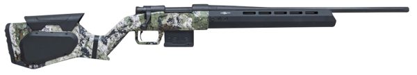 Howa HHERA308XK7 Hera H7 Full Size 308 Win 5+1 22" Black Threaded Barrel, Matte Blued Drilled & Tapped Receiver, XK7 Kings Camo w/Black Webbing Adjustable Synthetic Stock, Right Hand