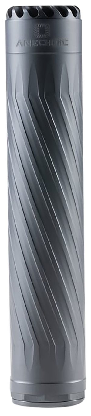 Anechoic X223LB Anechox 223L  223/5.56NATO/22-250Swift/223WSSM 1.62" Black Titanium/Stainless Steel 1/2"x28