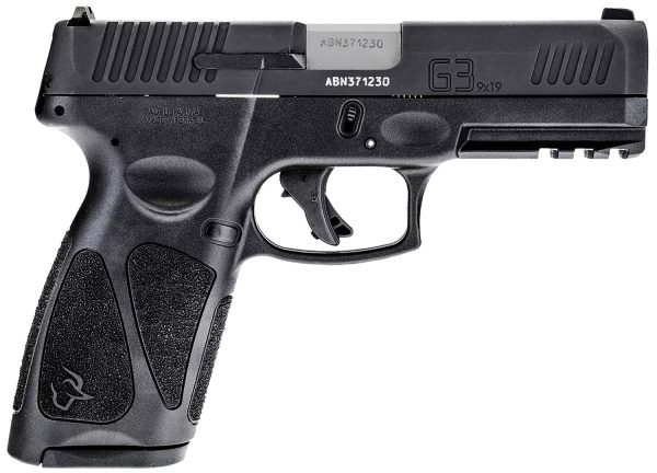 Taurus 1-G3BSR9041 G3  Full Size Frame 9mm 17+1 4" Matte Stainless Steel Barrel, Matte Black Serrated Alloy Steel Slide, Black Polymer Frame w/Picatinny Rail, Textured Grip