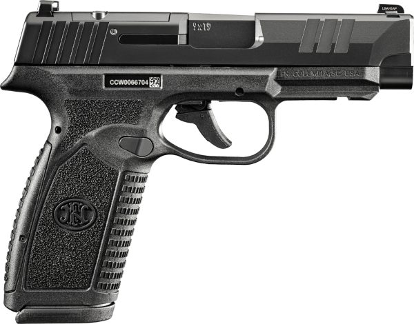 FN 66101759 Reflex XL MRD Micro-Compact Frame 9mm 15+1/18+1 3.80" Black Target Crown Steel Barrel, Optic Cut/Serrated Black Slide, Polymer Frame w/Picatinny Rail, Interchangeable Backstrap Grip