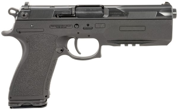 FK Brno US FKPSDFS75 PSD  7.5 FK 16+1 5.30" Black Tilting Barrel, Dark Gray Nitride Optic Cut/Serrated Steel Slide, Black Polymer Frame w/Beavertail & Picatinny Rail, Black Textured Polymer Grip