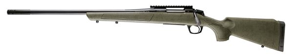 CVA CR3991GLH Cascade XT 300 Win Mag 3+1  24" Graphite Black Cerakote Fluted Threaded Barrel, Graphite Black Cerakote Picatinny Rail, Fixed OD Green w/Black Webbing Synthetic Stock, Left Hand