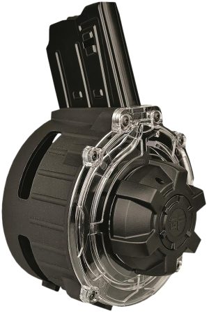 Gforce Arms GFDRUM2012   20rd Drum Fits Akdal MKA 1919 Black Steel/Polymer