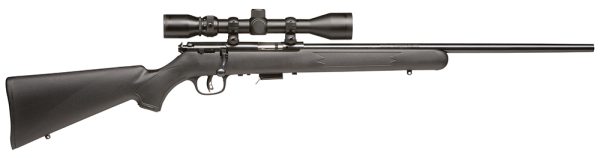 Savage Arms 91806 93 FXP 22 WMR Caliber with 5+1 Capacity, 21" Barrel, Matte Black Metal Finish & Matte Black Synthetic Stock Right Hand (Full Size) Includes 3-9x40mm Scope