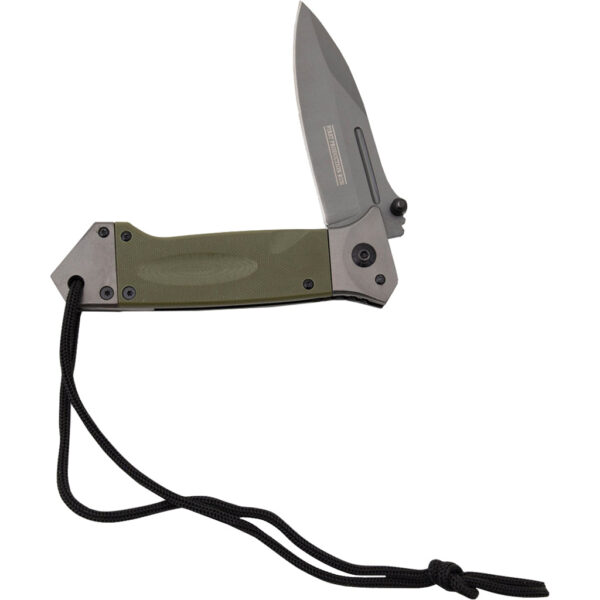 SZCO Drop Point Task Force Knife 5 in. Moss Green