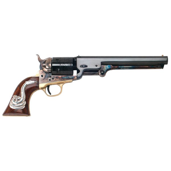 Cimarron Man With No Name Revolver 38 Spl. 7.5 in. Case Hardened w/ Snake 6 Shot
