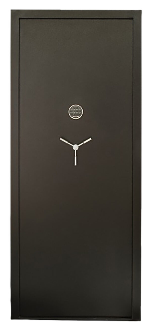 SnapSafe 75415 Vault Door  In-Swing Black 12 Gauge Steel 36.8" W x 81"H Access Code/Key Entry