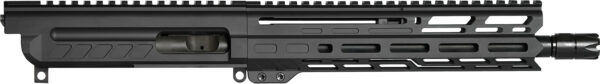 CMMG 99B80E4AB Dissent  9mm Luger 10.50", Left Side Charging Handle, Armor Black, Zeroed Linear Comp, 9.60" M-LOK Handguard, Picatinny End Plate, Fits AR-Platform