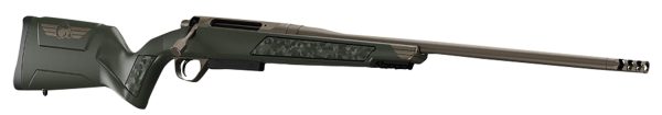 Christensen Arms 8011500900 Evoke  Full Size 7mm PRC 4+1 22" Burnt Bronze Cerakote #4 Contour Threaded Barrel, Gray w/Bronze Logo Hybrid Hunter w/Picatinny Rail Synthetic Stock