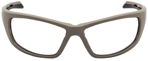 Pyramex VGST1310T Howitzer Glasses Clear Lens Anti-Fog Tan Frame