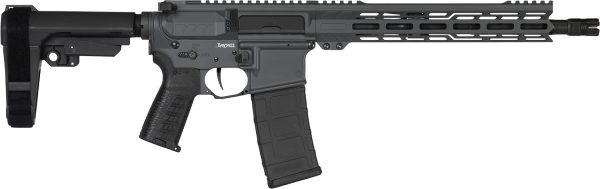 CMMG 30AB20FSG Banshee MK4 300 Blackout 30+1 12.50" Black Nitride Medium Taper Threaded Barrel, EML 7" M-LOK Handguards, Sniper Gray Cerakote Aluminum Picatinny Rail Receiver, CMMG Zeroed Grips