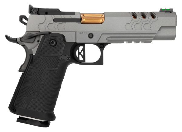 2K11 Stainless Trgt 9mm 5" OR SS/Blk 1/17&2/20