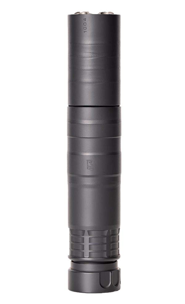 Rugged Suppressors RAD01762 Radiant762  7.62mm 1.50" Diameter, 17-4 Stainless Steel, Black Cerakote Finish, 5/8"-24 tpi