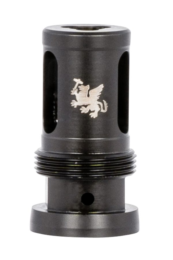 Griffin Armament TMHC305824 Taper Mount Hammer Comp Black 17-4 Stainless Steel with 5/8"-24 tpi Threads, 1.94" OAL & 1.08" Diameter for 30 Cal
