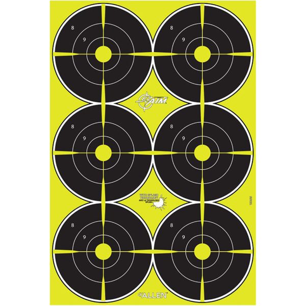 EzAim Splash Bullseye Targets 6 in. 8 pk.