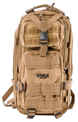 Rukx Gear ATICT1DT Tactical 1 Day Tan 600D Polyester