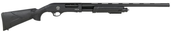 Silver Eagle Arms SMSYN1224 MAG 35  12 Gauge Pump 3.50" 4+1 24" Black Vent Rib Barrel, Black Steel Receiver, Fixed Black Synthetic Stock, Right Hand