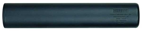 Barrett 18412 AM 338 made of Black Titanium with 1.80" Diameter, 9.90" OAL & 3/4"-24 tpi Thread Pattern for 338 Cal or Lower Includes Barrett Muzzle Brake Adaptor