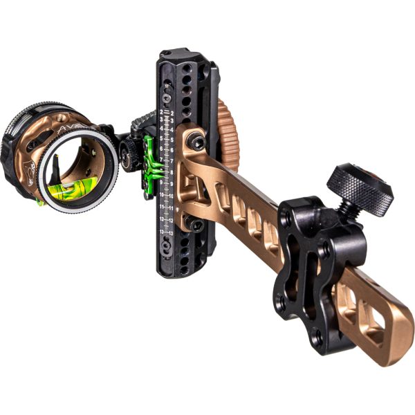 Axcel Driver Plus Slider Sight w/AVX-31 Scope Coyote Tan .019 Yellow Fiber Single Pin RH - Image 2