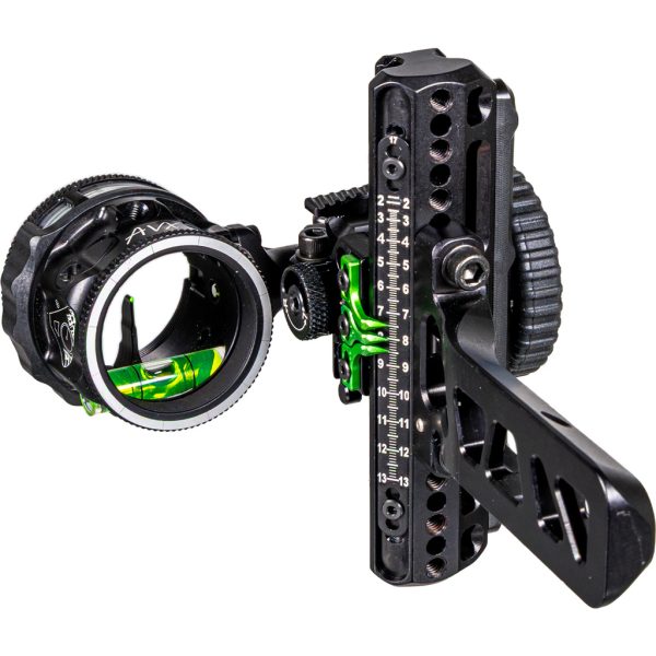 Axcel Driver Plus Slider Sight w/AVX-31 Scope  Stealth BH Bridge-Lock .019 Green Fiber 1 Pin RH - Image 2