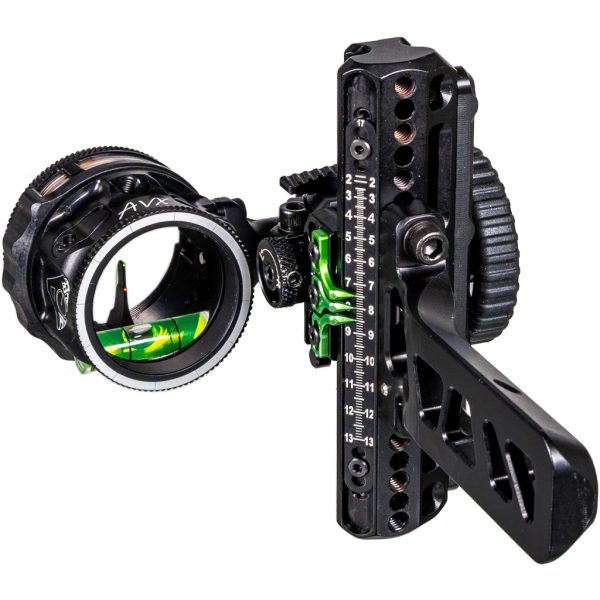 Axcel Driver Plus Slider Sight w/AVX-31 Scope  Stealth BH Bridge-Lock .019 Green/Red Fiber 2 Pin - Image 2