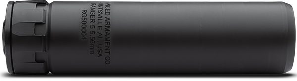 ADVANCED ARMAMENT COMPANY 65005 Ranger 5  22 Cal (5.56mm) Black Stainless Steel/Inconel, 1/2"-28 tpi DT Mount