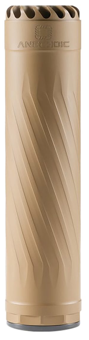 Anechoic X35FDE Anechox 35  9mm/350Legend/338Lapua 1.62" Flat Dark Earth Titanium/Stainless Steel 1/2"x28