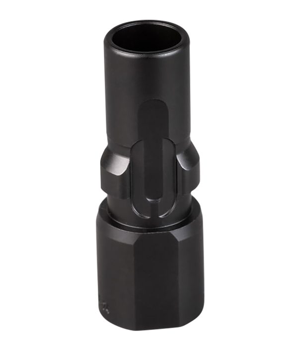 SilencerCo AC2608 3-Lug Muzzle Device M13.5x1LH Threads 45 ACP