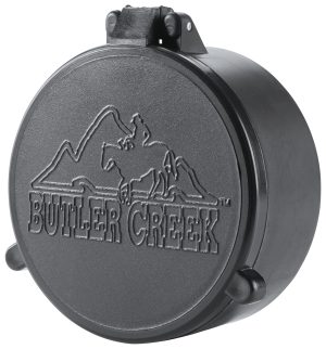 Butler Creek 30200 Flip-Open Objective Scope Cover 43.20mm Obj. Size 20 Black Polymer