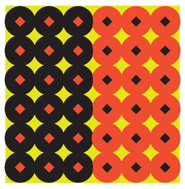 Birchwood Casey 34117 Shoot-N-C Reactive Target Self-Adhesive Paper Circle w/Diamond Center 432 Pasters