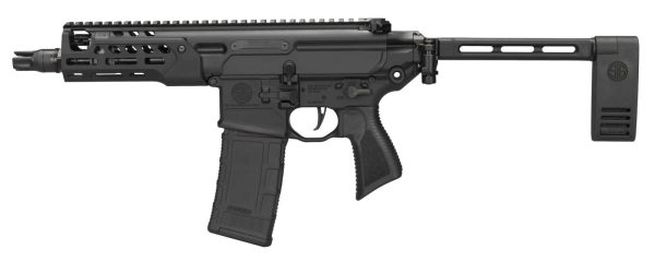 SIG SAUER MCX RATTLER 6.75" PISTOL BLACK PCB BRACE 1-30RD MAG