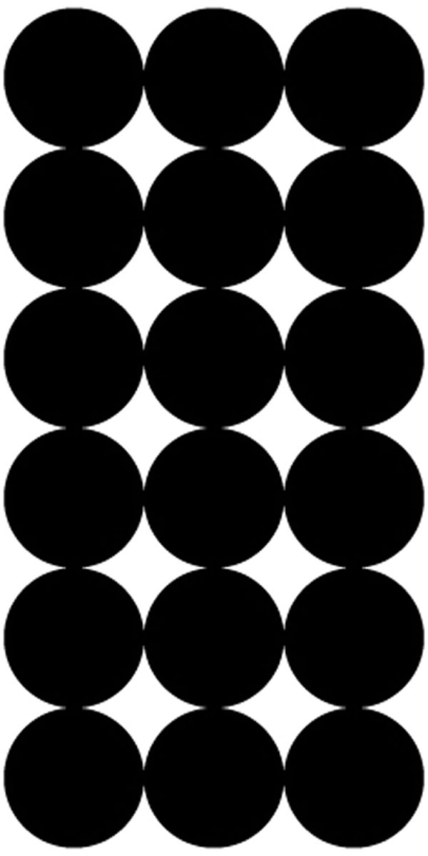 Pro-Shot P216 SplatterShot Repair Pasters Black 1" Self-Adhesive 216 Pasters