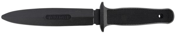 Cold Steel CS92R10D Peace Keeper I Rubber Trainer 7" Fixed Plain Blade Black Santoprene