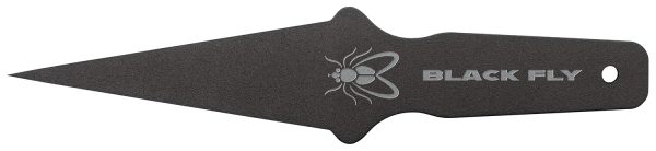 Cold Steel CS80STMA Black Fly Thrower Fixed Plain Black 1055 Carbon Steel Blade/Handle