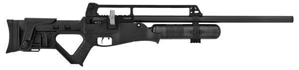 Hatsan USA HGBLITZ30 Blitz Air Rifle 30 Cal Carbon Fiber Air Tank, Open Sights, Synthetic Tactical Stock w/Elevation Adjustable Cheek Rest,  Integrated Pistol Grip
