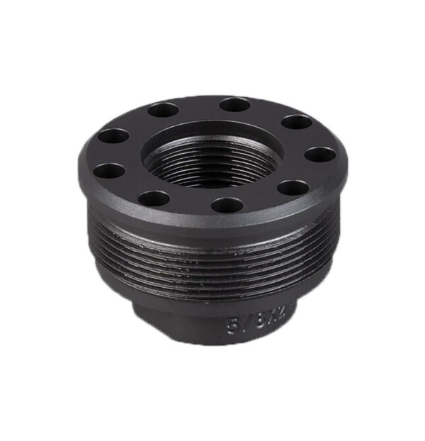 SilencerCo AC822 Alpha Direct Thread Mount Fits 9/16"x24 Black