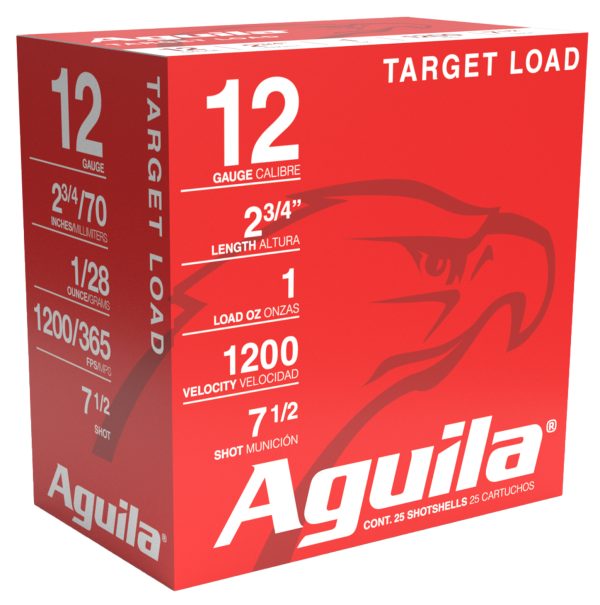AGU TARGET LOAD 12GA 2.75 1OZ #7.5 25/10