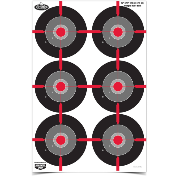 Dirty Bird 12 x 18 Multiple Bull's-Eye Target