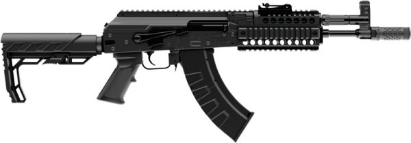 CROSMAN AK1 BB CO2 AIR RIFLE - SELECT FIRE 430FPS BLACK