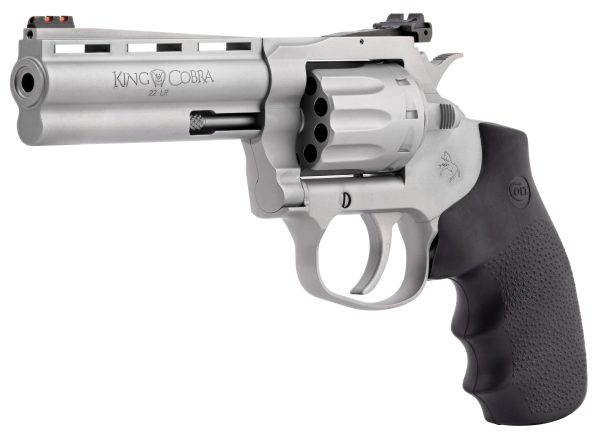 CLT KING COBRA 22LR 4.25 MATTE SS HOGUE 10RD