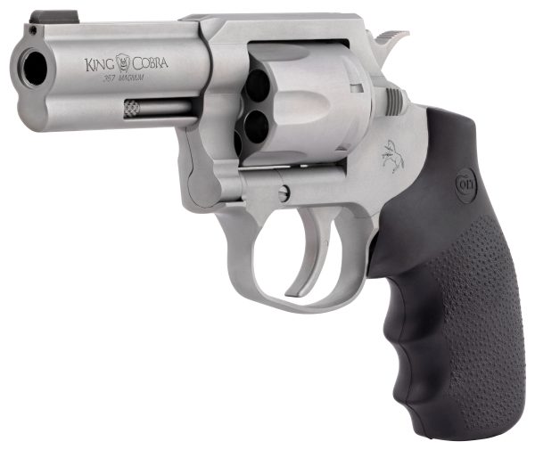 CLT KING COBRA 357MAG 3 MATTE SS HOGUE GRIP