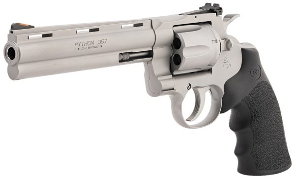 CLT PYTHON 357MAG 6 MATTE SS RUBBER