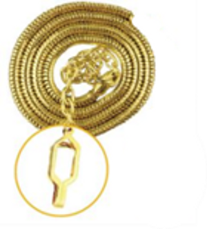Whistle Chain w/ Epaulette Clasp