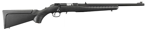 RUG AMERICAN 22LR 18 COMPACT THRD BLK SYN 10R