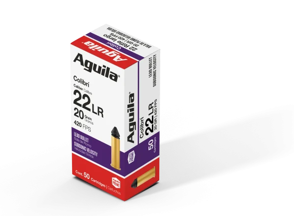 AGUILA 22LR COLIBRI 20GR 50RD BOX 20 BXS PER CS