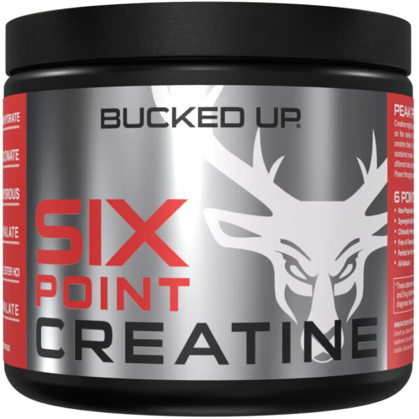 Bucked Up 6 Point Creatine Unflavored 30 Serving Tub - Image 3
